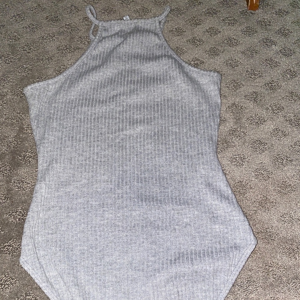 Grey bodysuit